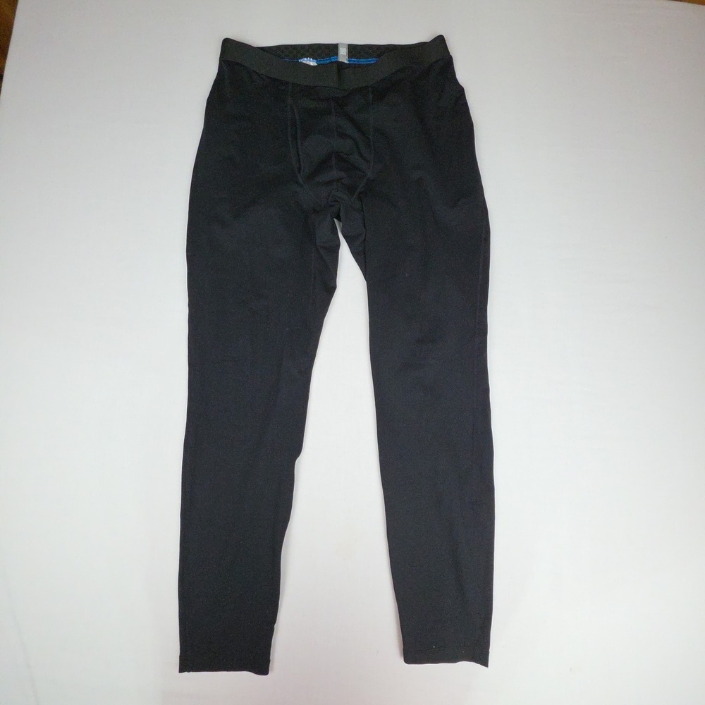 Columbia Omni-Heat Midweight Baselayer Tights Men XL Black Thermal Stretch Poly